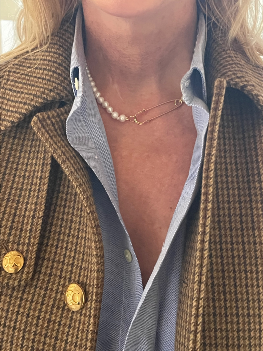 Choker Lee perles