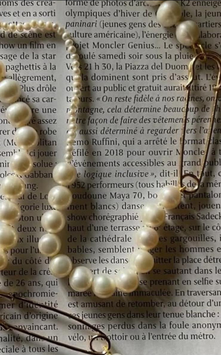 Choker Lee perles